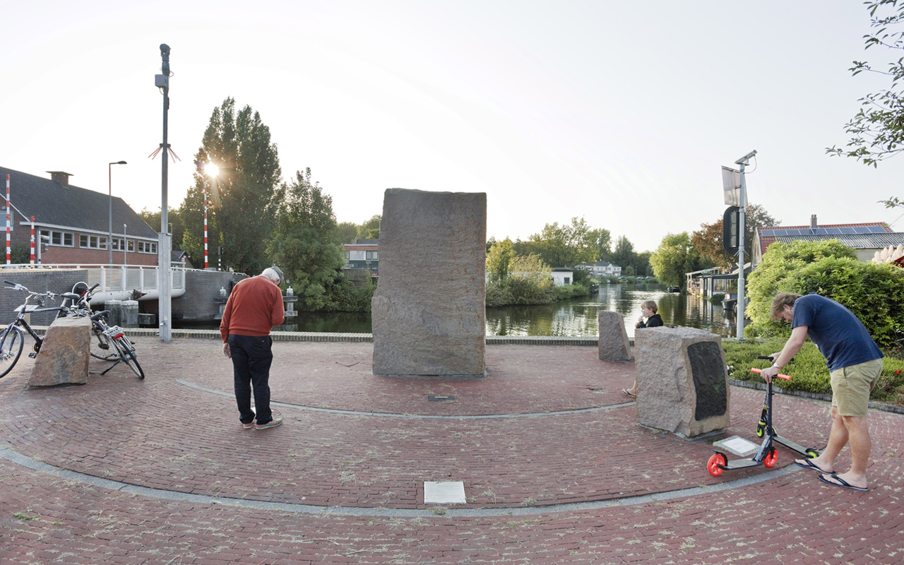 Hans Leutscher - Resistance monument for Terbregge - Bergse Linker Rottekade